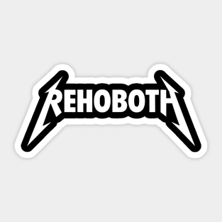 Rehoboth Heavy Metal Logo Sticker